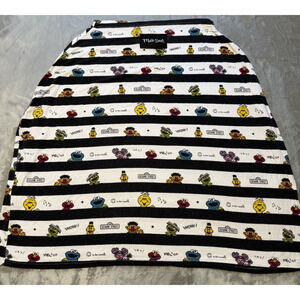 Milk Snob Cover Sesame Street Silly Stripes Carseat/Nursing Cover up